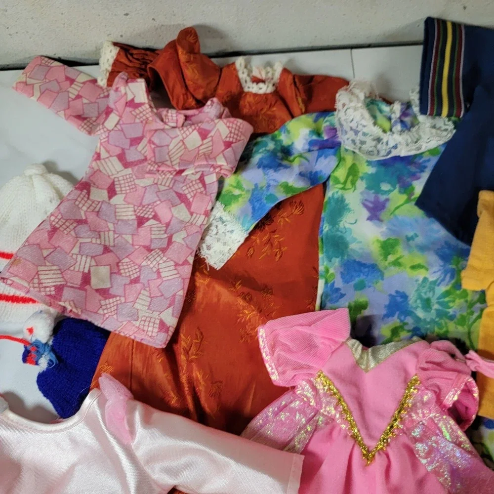 Vintage Doll Clothes Lot Pieces Mixed Sizes Good‎ to Fair Condition Ideal Mattel